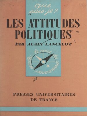 cover image of Les attitudes politiques